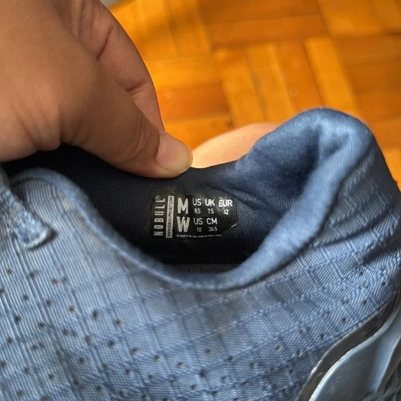 NOBULL Ripstop Runner shoes in Iridescent Blue. - Picture 11 of 13